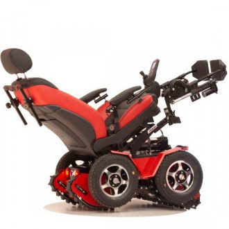Инвалидная коляска с электроприводом Caterwil GTS 4WD Lux (вездеход-ступенькоход) в Новосибирске