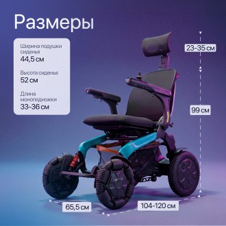 Инвалидная коляска с электроприводом Ortonica Pulse 680 в Новосибирске