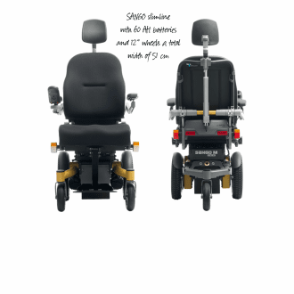 Инвалидная коляска с электроприводом Dietz SANGO Slimline в Новосибирске